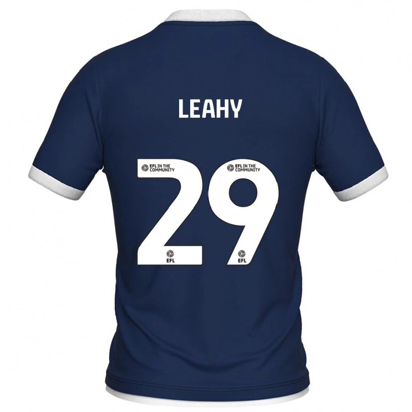 Danxen Dames Tom Leahy #29 Marine Wit Thuisshirt Thuistenue 2025/26 T-Shirt