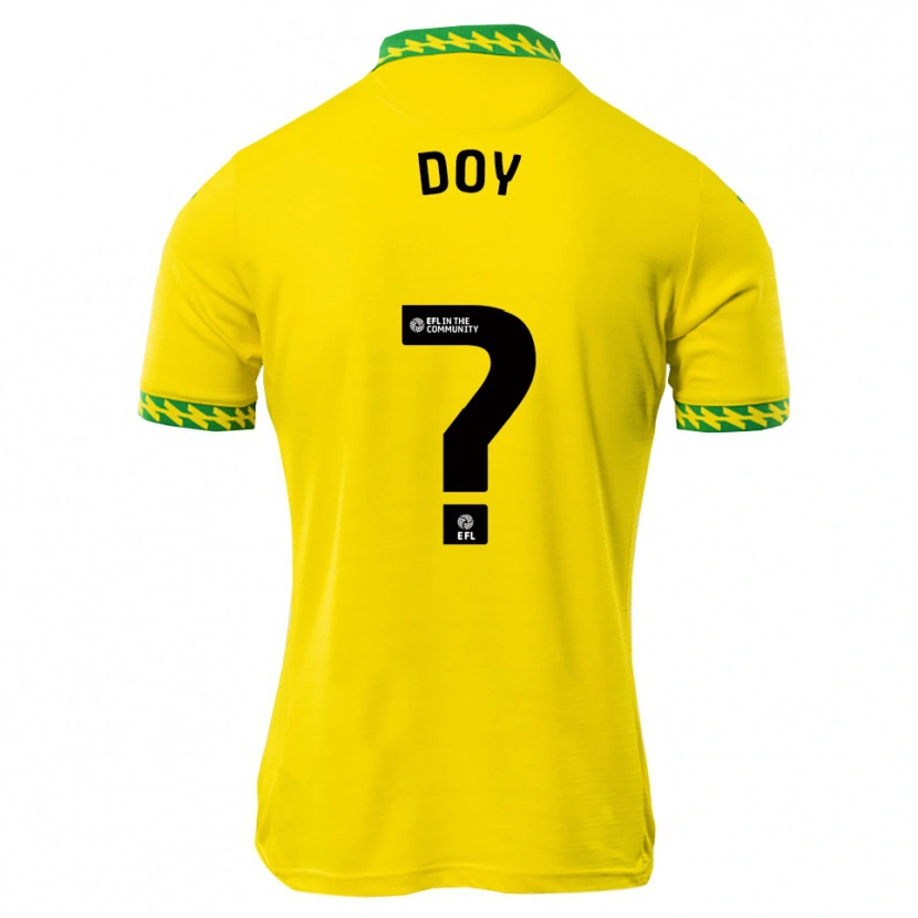 Danxen Dames Alfie Doy #0 Wit Groen Thuisshirt Thuistenue 2025/26 T-Shirt
