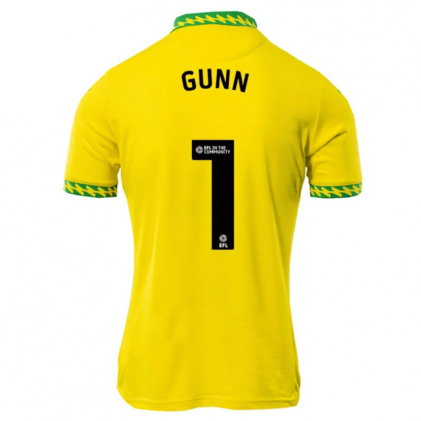 Danxen Dames Angus Gunn #1 Wit Groen Thuisshirt Thuistenue 2025/26 T-Shirt