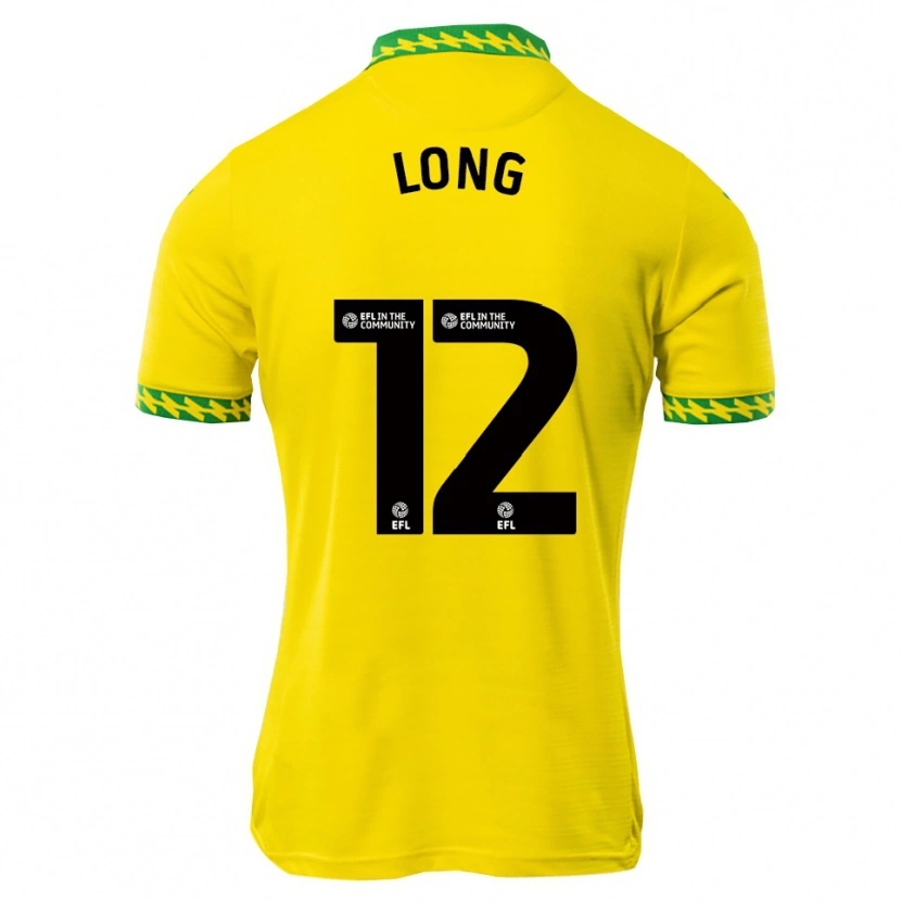 Danxen Dames George Long #12 Wit Groen Thuisshirt Thuistenue 2025/26 T-Shirt