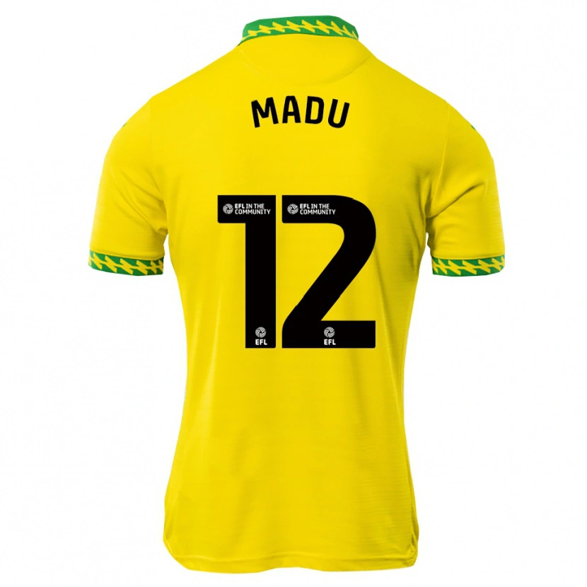 Danxen Dames Victor Madu #12 Wit Groen Thuisshirt Thuistenue 2025/26 T-Shirt