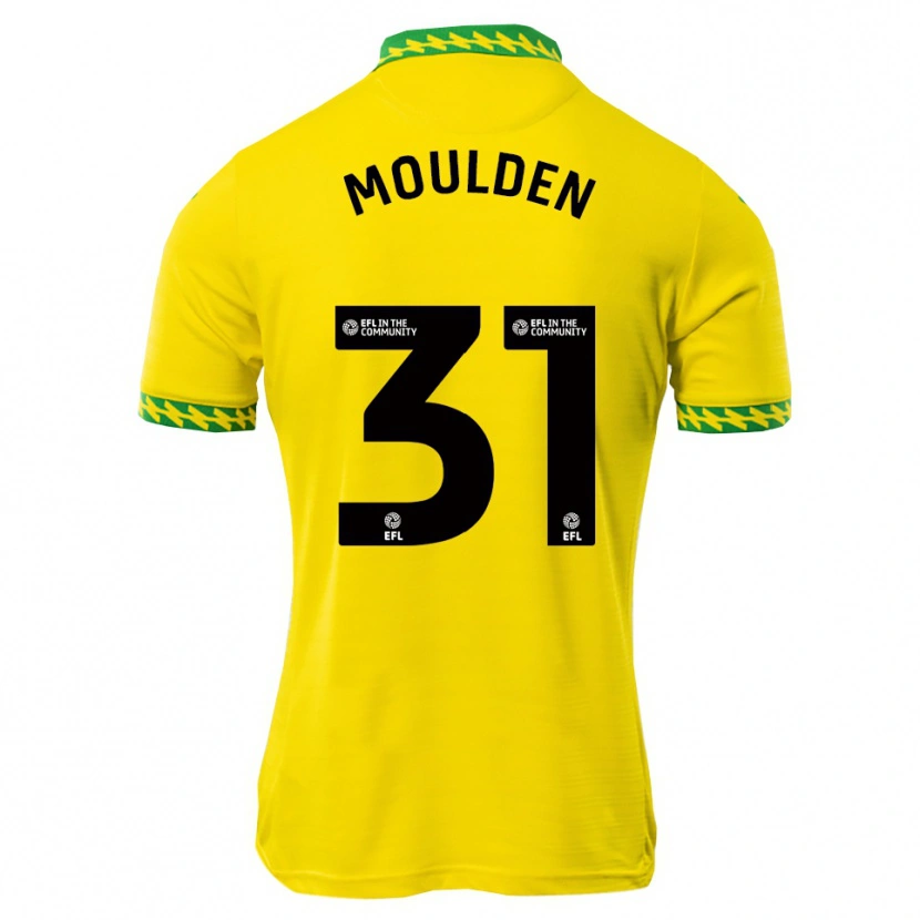 Danxen Dames Louie Moulden #31 Wit Groen Thuisshirt Thuistenue 2025/26 T-Shirt