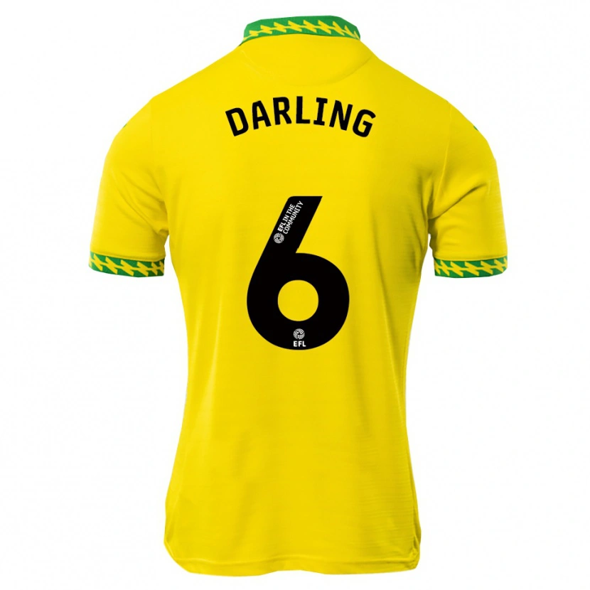 Danxen Dames Harry Darling #6 Wit Groen Thuisshirt Thuistenue 2025/26 T-Shirt