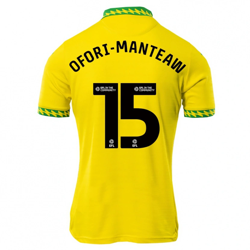 Danxen Dames Lloyd Ofori-Manteaw #15 Wit Groen Thuisshirt Thuistenue 2025/26 T-Shirt