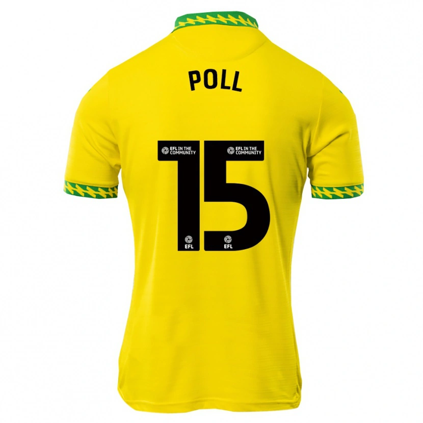 Danxen Dames Lucas Poll #15 Wit Groen Thuisshirt Thuistenue 2025/26 T-Shirt