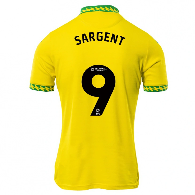 Danxen Dames Josh Sargent #9 Wit Groen Thuisshirt Thuistenue 2025/26 T-Shirt