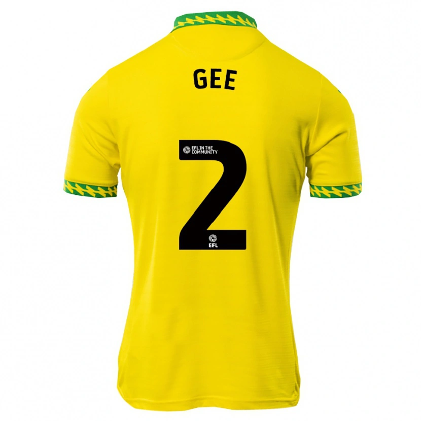 Danxen Dames Billy Gee #2 Wit Groen Thuisshirt Thuistenue 2025/26 T-Shirt
