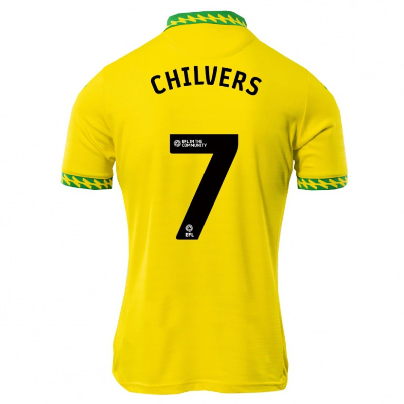 Danxen Dames Toby Chilvers #7 Wit Groen Thuisshirt Thuistenue 2025/26 T-Shirt