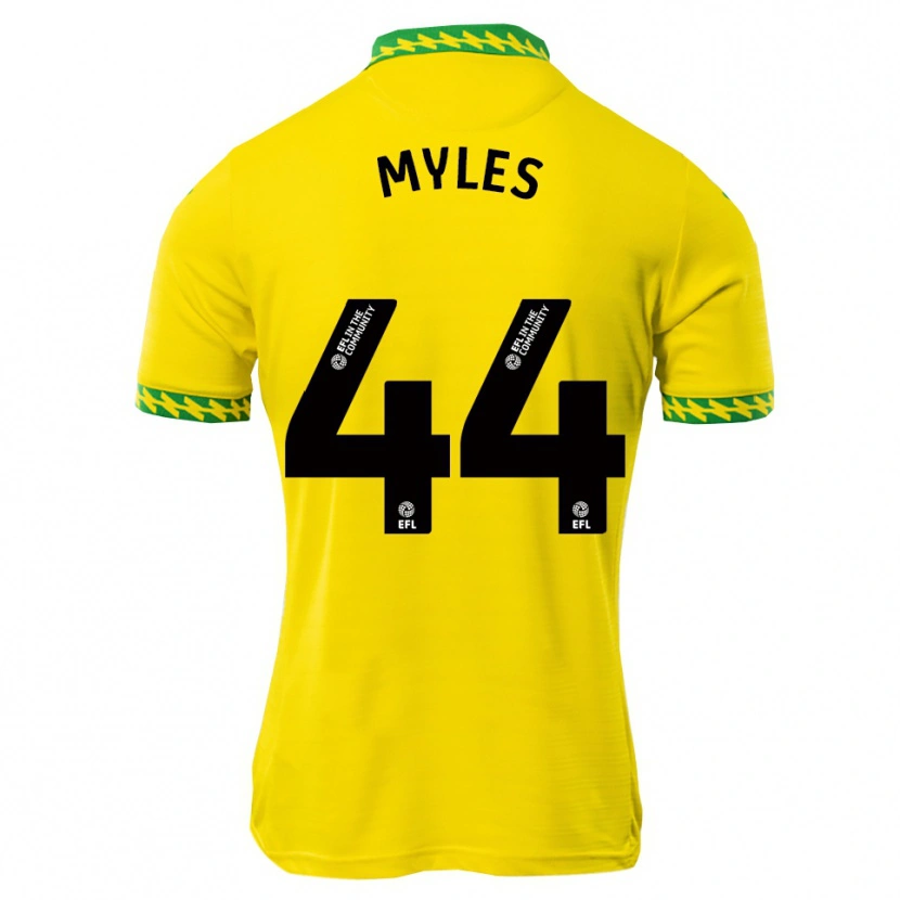 Danxen Dames Elliot Myles #44 Wit Groen Thuisshirt Thuistenue 2025/26 T-Shirt
