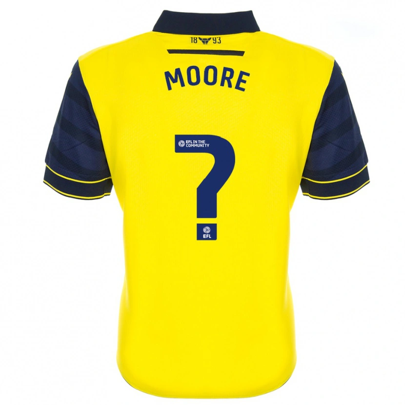Danxen Dames Brogan Moore #0 Geel Marine Thuisshirt Thuistenue 2025/26 T-Shirt