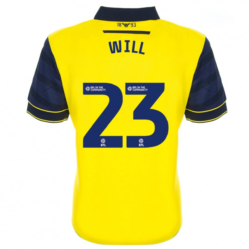 Danxen Dames Merrick Will #23 Geel Marine Thuisshirt Thuistenue 2025/26 T-Shirt