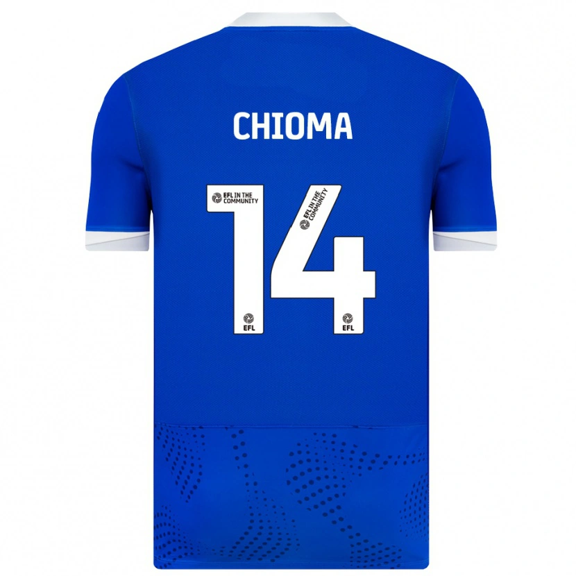 Danxen Dames Nathaniel Chioma #14 Blauw Wit Thuisshirt Thuistenue 2025/26 T-Shirt