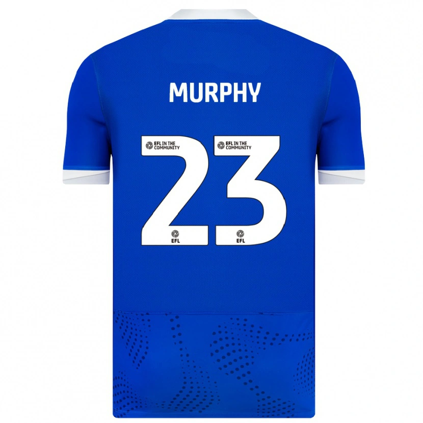 Danxen Dames Josh Murphy #23 Blauw Wit Thuisshirt Thuistenue 2025/26 T-Shirt