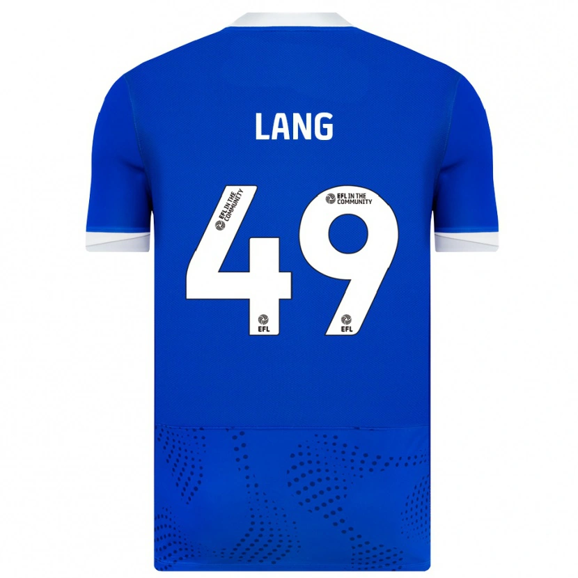Danxen Dames Callum Lang #49 Blauw Wit Thuisshirt Thuistenue 2025/26 T-Shirt