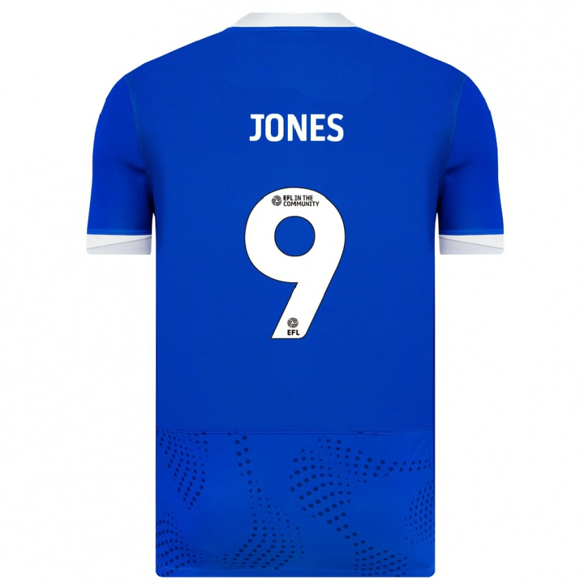 Danxen Dames Emma Jones #9 Blauw Wit Thuisshirt Thuistenue 2025/26 T-Shirt