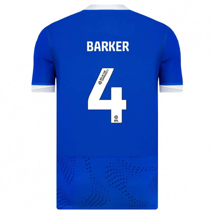 Danxen Dames Sophie Barker #4 Blauw Wit Thuisshirt Thuistenue 2025/26 T-Shirt