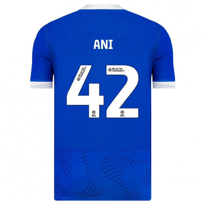 Danxen Dames Michael Ani #42 Blauw Wit Thuisshirt Thuistenue 2025/26 T-Shirt