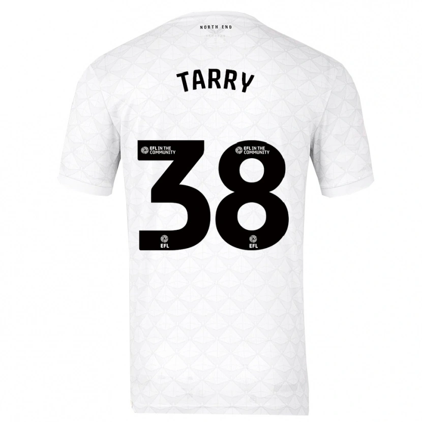 Danxen Dames Troy Tarry #38 Wit Rood Thuisshirt Thuistenue 2025/26 T-Shirt