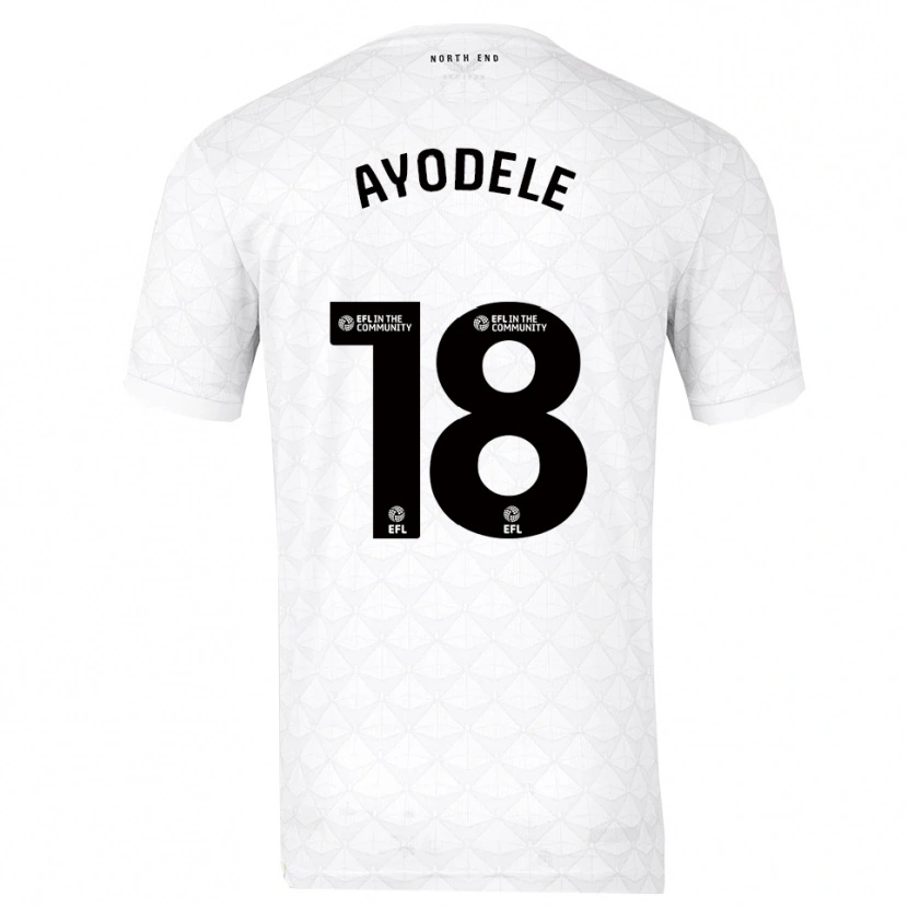 Danxen Dames Michael Ayodele #18 Wit Rood Thuisshirt Thuistenue 2025/26 T-Shirt