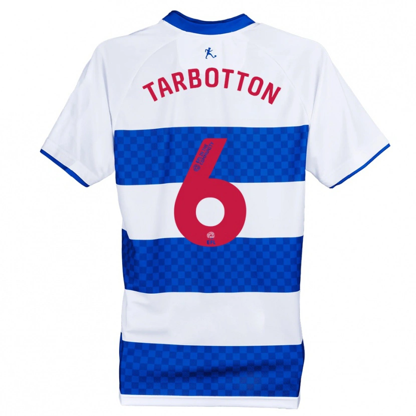Danxen Dames Teddy Tarbotton #6 Blauw Wit Thuisshirt Thuistenue 2025/26 T-Shirt