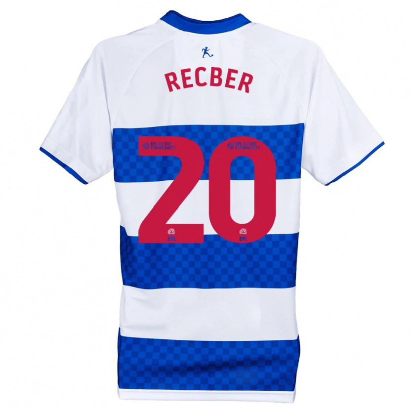 Danxen Dames Burak Recber #20 Blauw Wit Thuisshirt Thuistenue 2025/26 T-Shirt