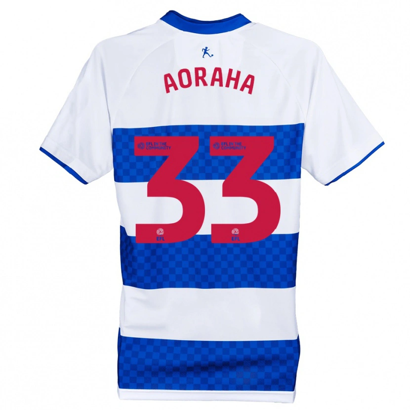 Danxen Dames Alexander Aoraha #33 Blauw Wit Thuisshirt Thuistenue 2025/26 T-Shirt