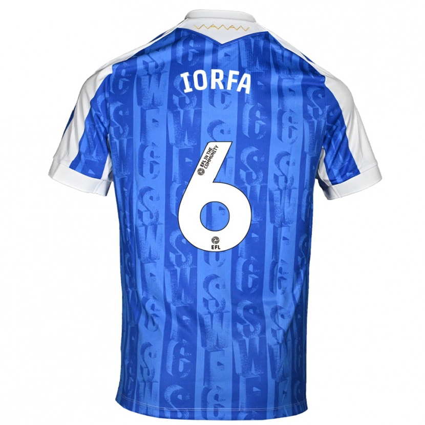 Danxen Dames Dominic Iorfa #6 Blauw Wit Thuisshirt Thuistenue 2025/26 T-Shirt