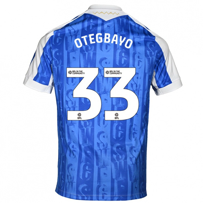 Danxen Dames Gabriel Otegbayo #33 Blauw Wit Thuisshirt Thuistenue 2025/26 T-Shirt