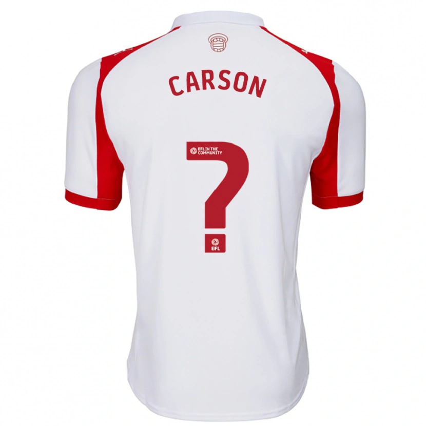Danxen Dames Matty Carson #0 Wit Rood Thuisshirt Thuistenue 2025/26 T-Shirt