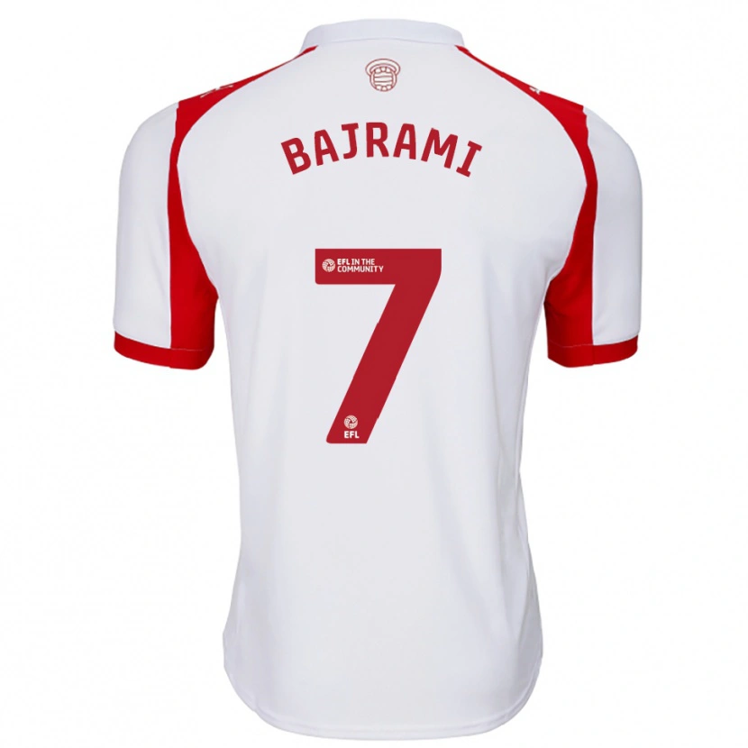 Danxen Dames Klevi Bariami #7 Wit Rood Thuisshirt Thuistenue 2025/26 T-Shirt