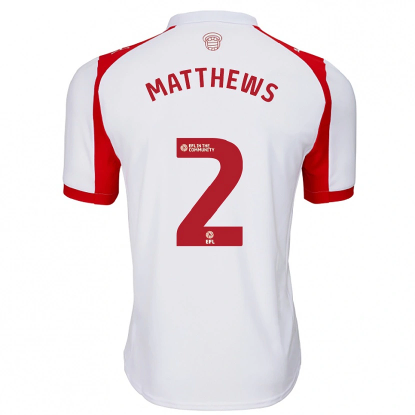 Danxen Dames Abdulhalim Okunola #2 Wit Rood Thuisshirt Thuistenue 2025/26 T-Shirt