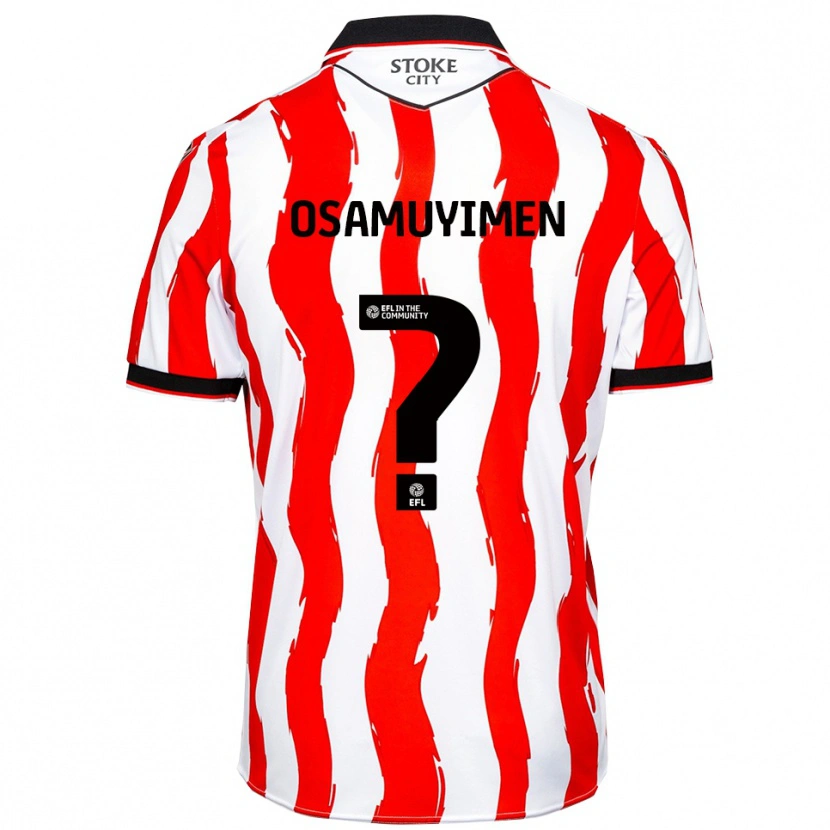 Danxen Dames David Osamuyimen #0 Wit Rood Thuisshirt Thuistenue 2025/26 T-Shirt