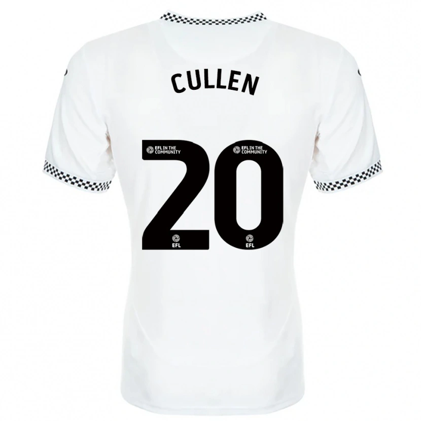 Danxen Dames Liam Cullen #20 Wit Oranje Thuisshirt Thuistenue 2025/26 T-Shirt