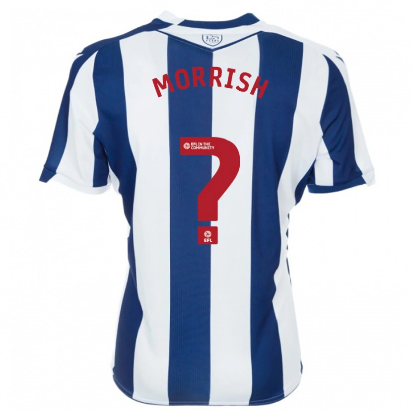 Danxen Dames Rhys Morrish #0 Marine Wit Thuisshirt Thuistenue 2025/26 T-Shirt