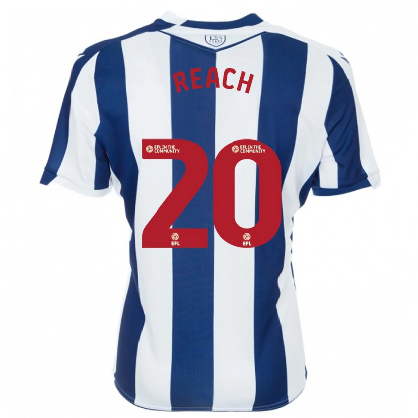 Danxen Dames Adam Reach #20 Marine Wit Thuisshirt Thuistenue 2025/26 T-Shirt