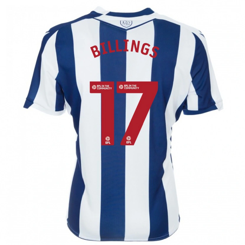 Danxen Dames Frazer Billings #17 Marine Wit Thuisshirt Thuistenue 2025/26 T-Shirt