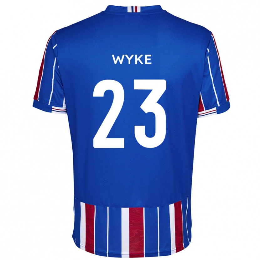 Danxen Dames Charlie Wyke #23 Blauw Rood Wit Thuisshirt Thuistenue 2025/26 T-Shirt