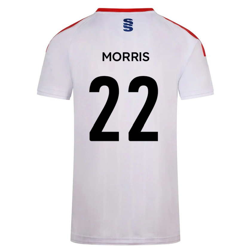 Danxen Dames Jack Morris #22 Wit Marine Thuisshirt Thuistenue 2025/26 T-Shirt