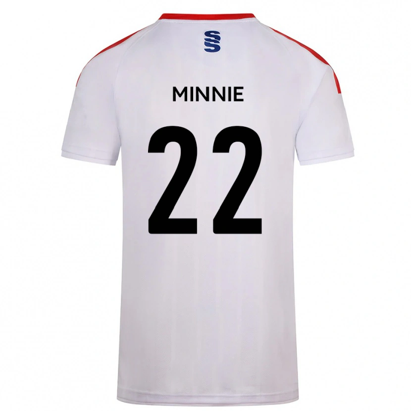 Danxen Dames Minnie Rogers #22 Wit Marine Thuisshirt Thuistenue 2025/26 T-Shirt