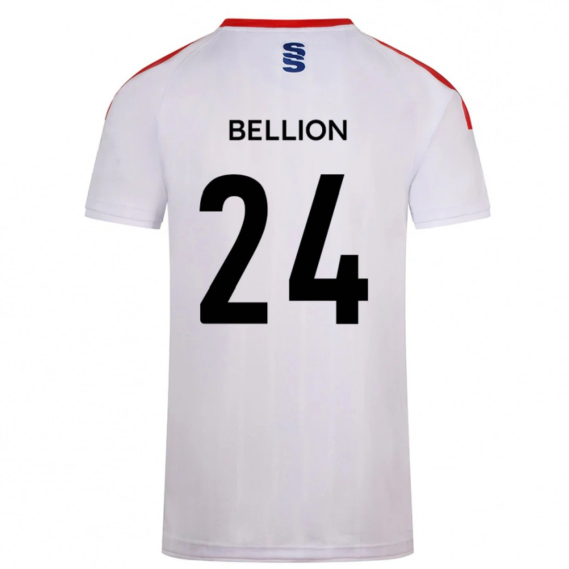 Danxen Dames Daniel Bellion #24 Wit Marine Thuisshirt Thuistenue 2025/26 T-Shirt