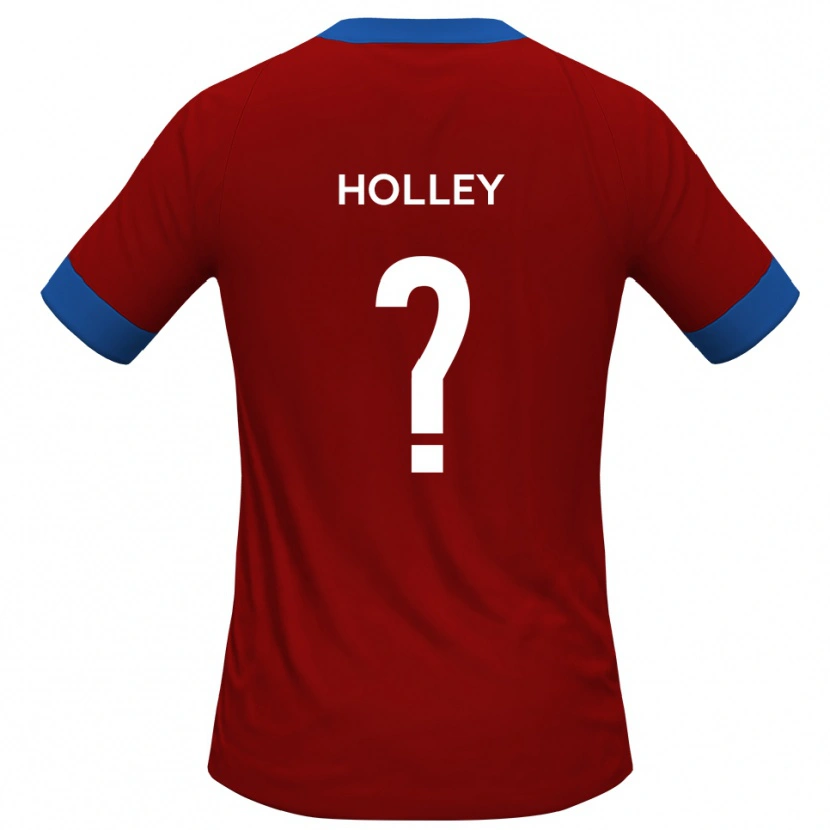 Danxen Dames Mark Holley #0 Rood Blauw Thuisshirt Thuistenue 2025/26 T-Shirt