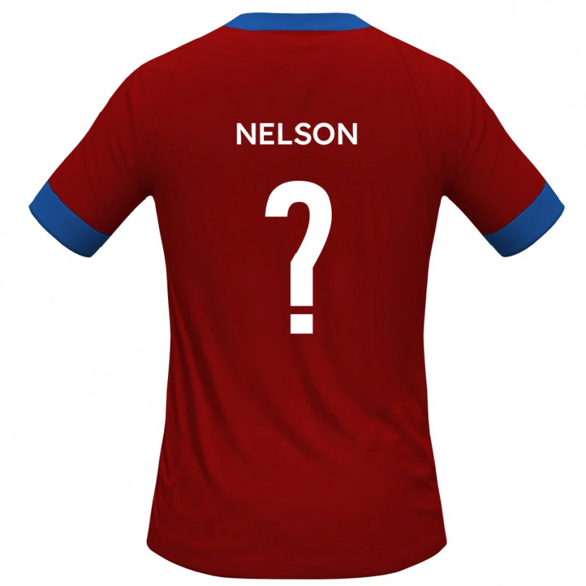Danxen Dames Toby Nelson #0 Rood Blauw Thuisshirt Thuistenue 2025/26 T-Shirt