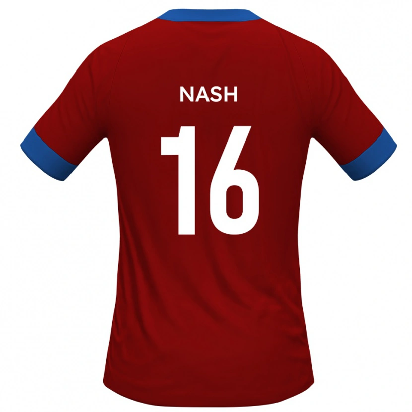 Danxen Dames Pat Nash #16 Rood Blauw Thuisshirt Thuistenue 2025/26 T-Shirt