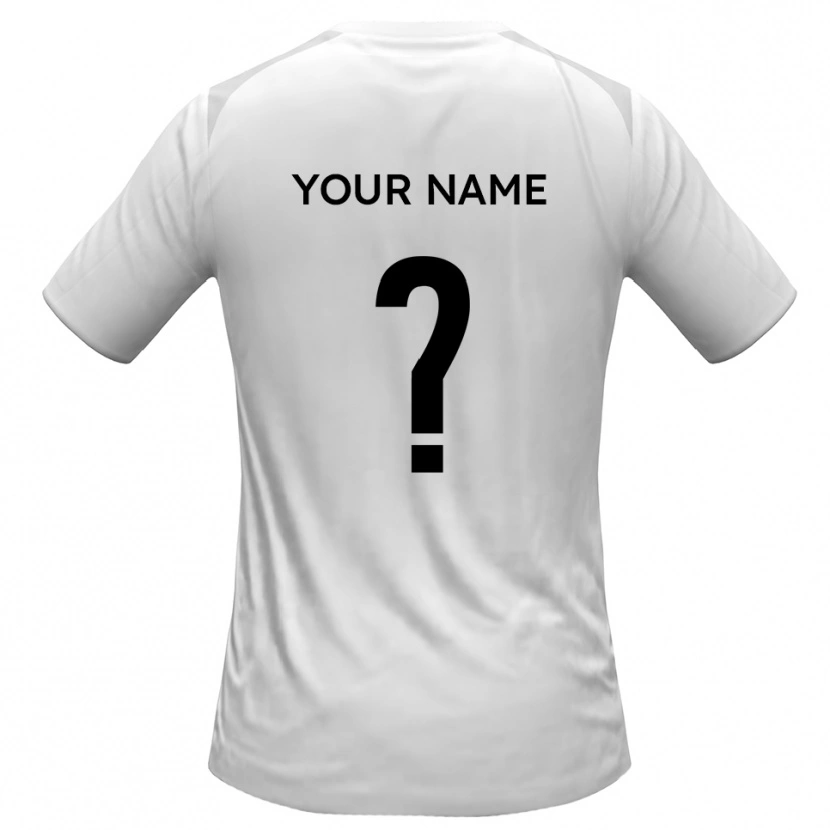 Danxen Dames Uw Naam #0 Wit Grijs Thuisshirt Thuistenue 2025/26 T-Shirt