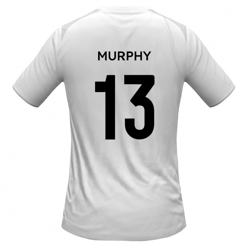 Danxen Dames Jude Murphy #13 Wit Grijs Thuisshirt Thuistenue 2025/26 T-Shirt