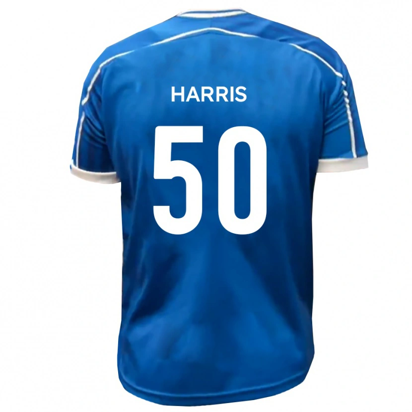 Danxen Dames Archie Harris #50 Blauw Wit Thuisshirt Thuistenue 2025/26 T-Shirt