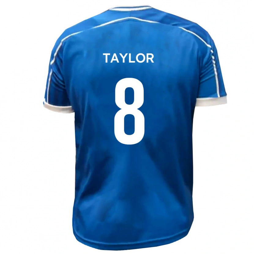Danxen Dames Jake Taylor #8 Blauw Wit Thuisshirt Thuistenue 2025/26 T-Shirt