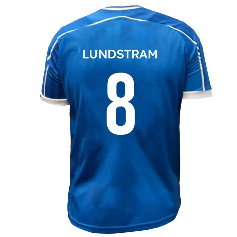 Danxen Dames Josh Lundstram #8 Blauw Wit Thuisshirt Thuistenue 2025/26 T-Shirt