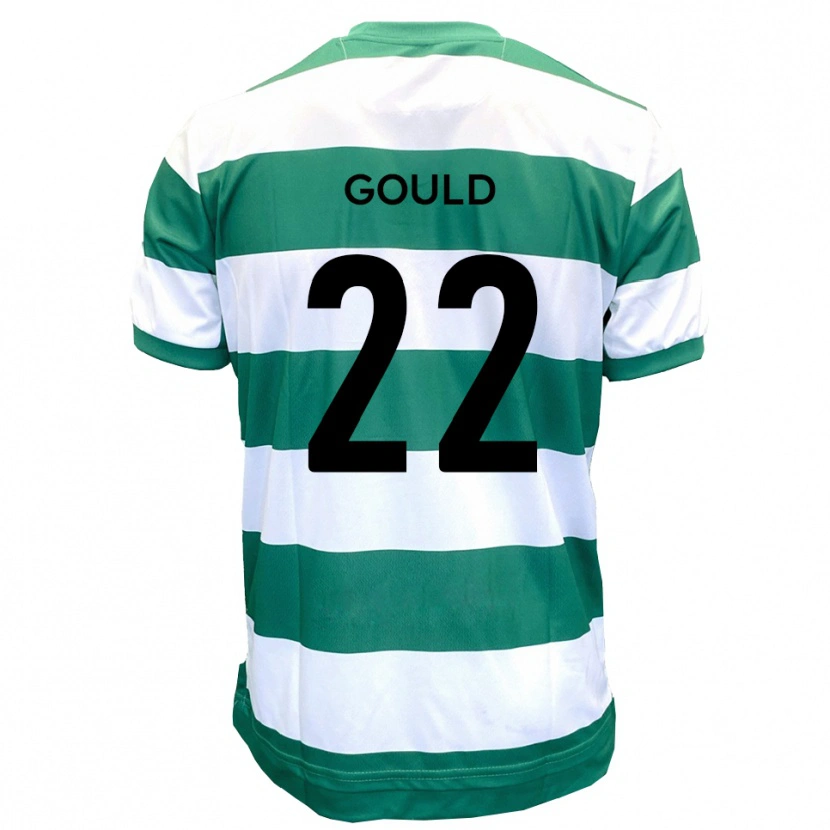 Danxen Dames Matt Gould #22 Groen Wit Thuisshirt Thuistenue 2025/26 T-Shirt