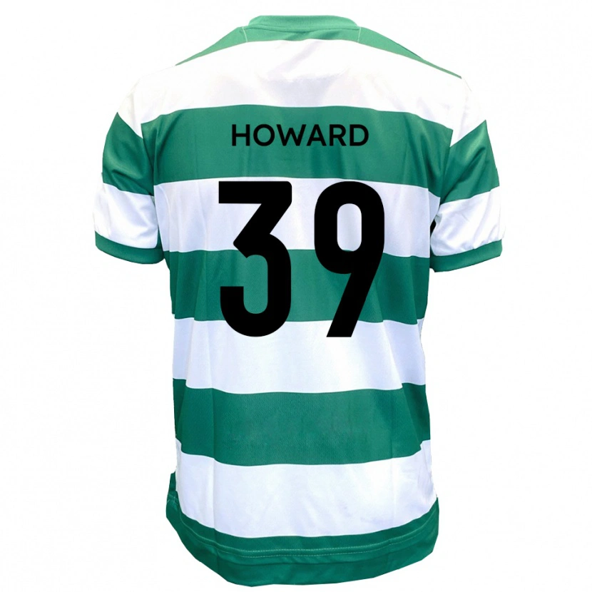 Danxen Dames Will Howard #39 Groen Wit Thuisshirt Thuistenue 2025/26 T-Shirt